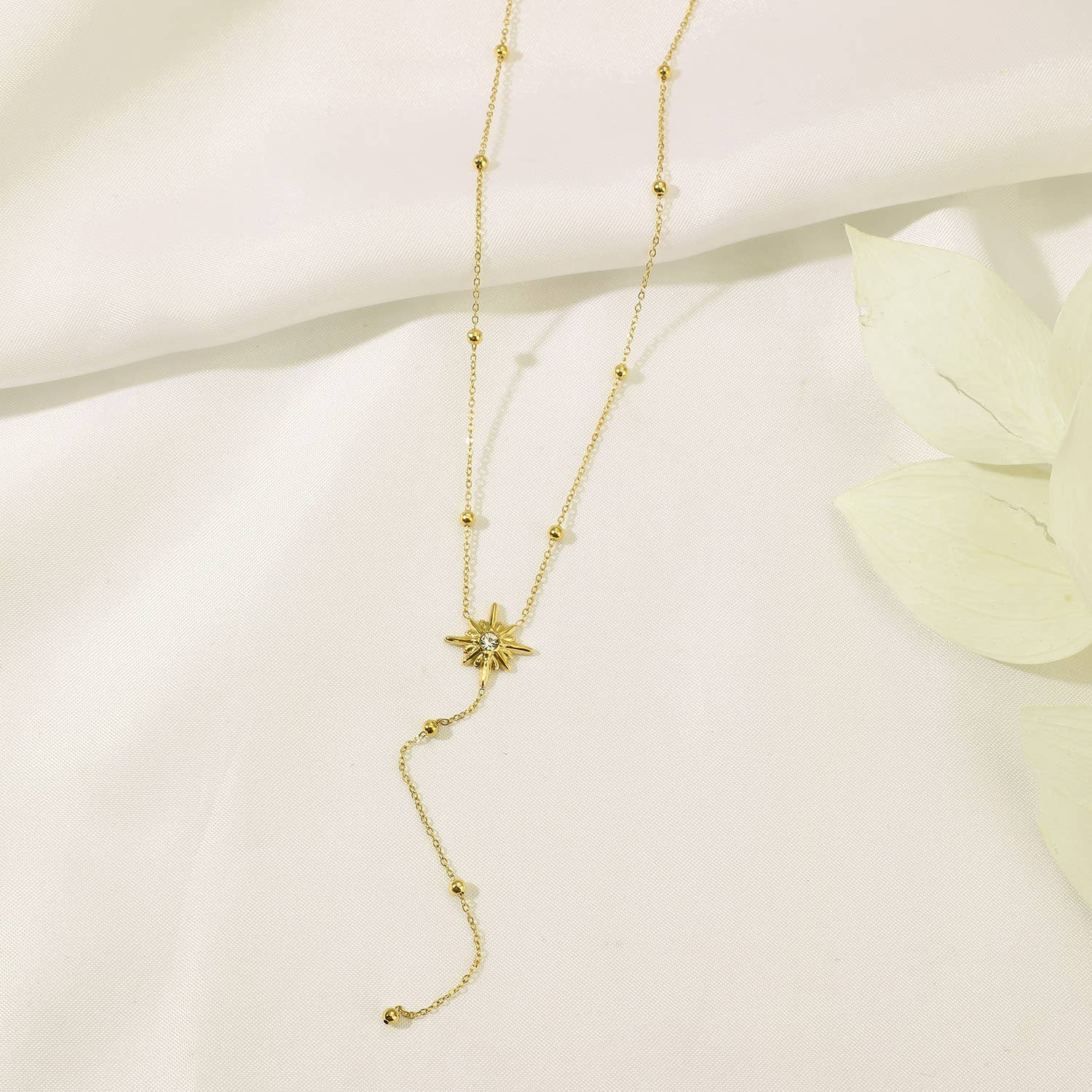 Collier Étoile Du Nord Doré