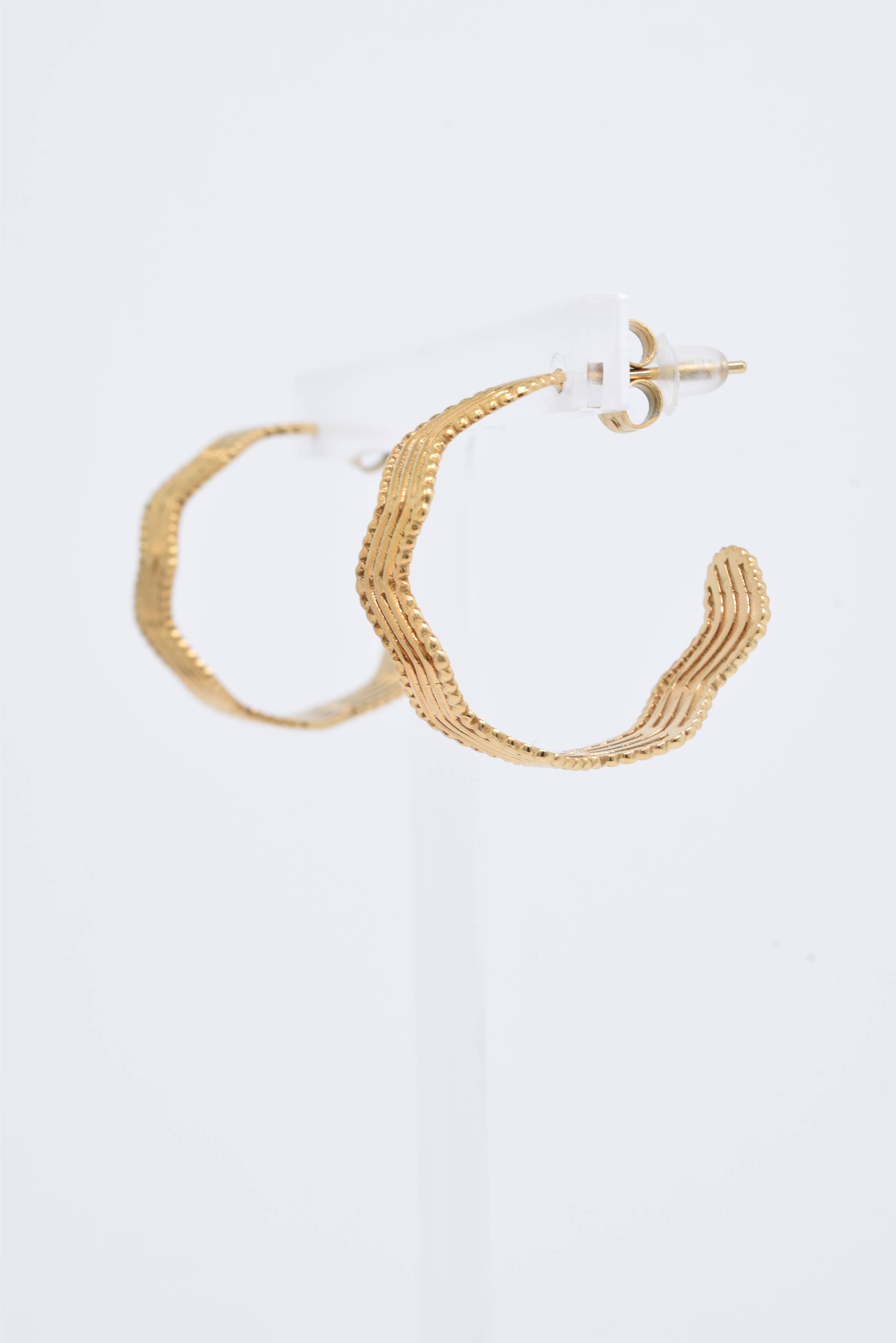 Boucles d'Oreilles Créoles Doré