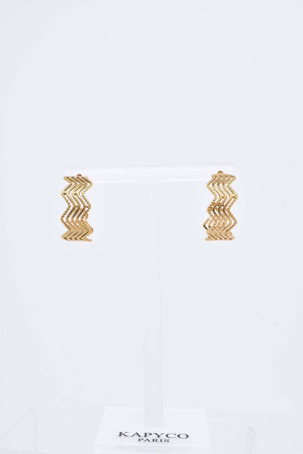 Boucles d'Oreilles Créoles Doré