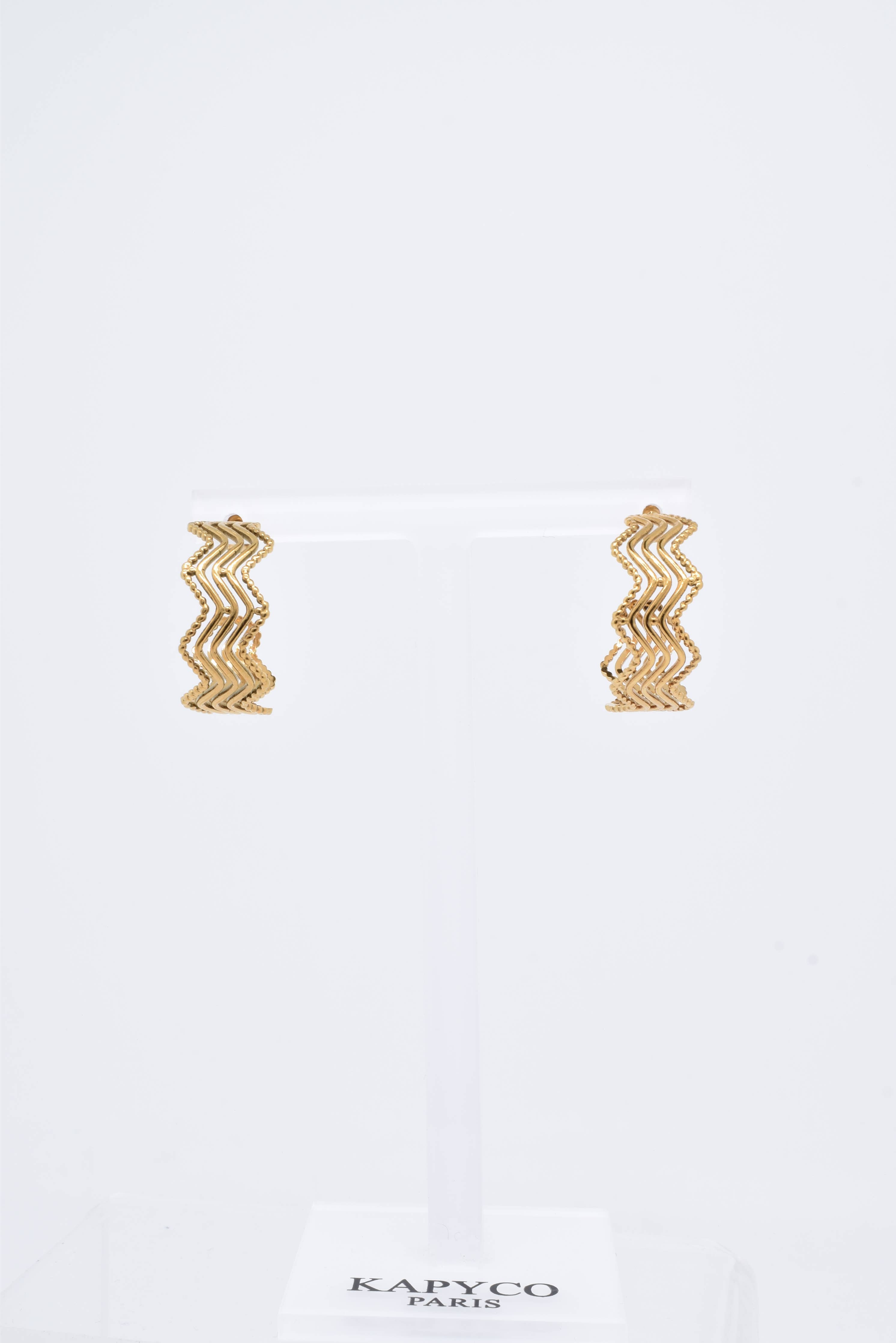 Boucles d'Oreilles Créoles Doré